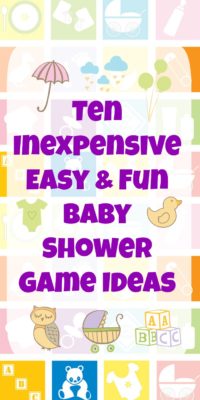 10 Inexpensive, Easy & Fun Baby Shower Game Ideas
