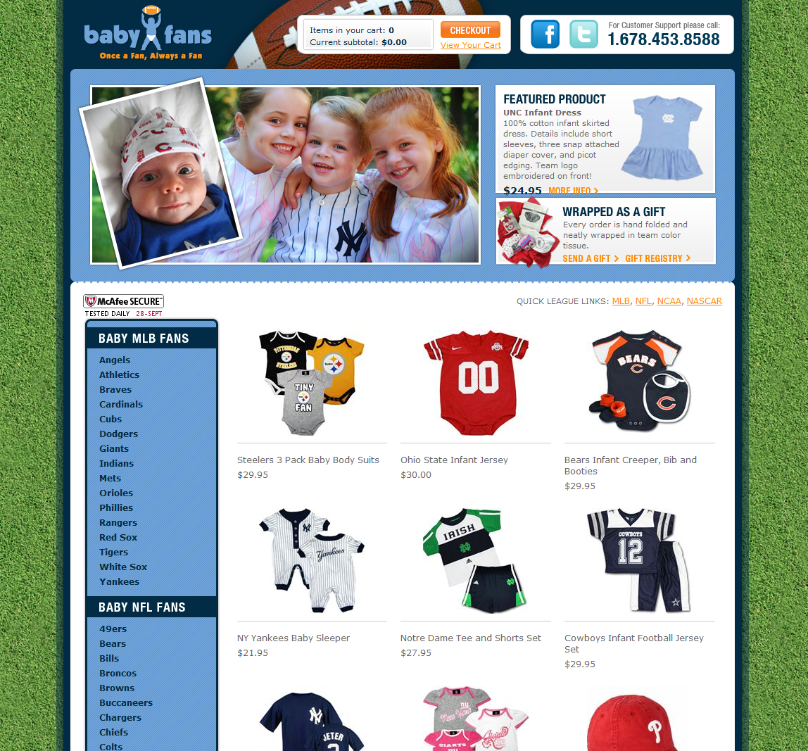Babies can be sports fans, too Preemie Twins Baby Blog