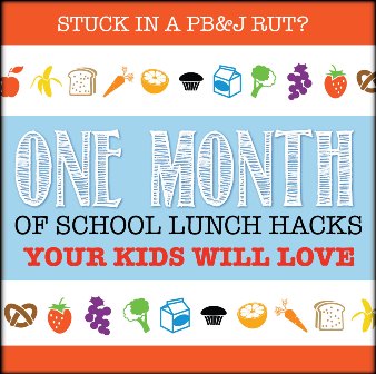 One Month of Easy School Lunch Ideas