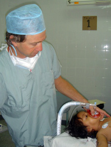 Patient Being Given Anesthesia