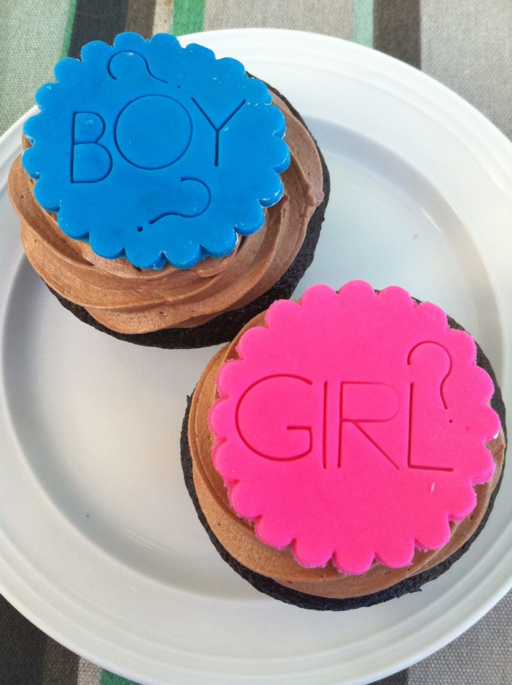 Gender Reveal Cupcakes