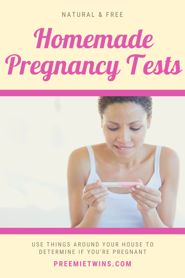 DIY Pregnancy Tests Preemie Twins Baby Blog