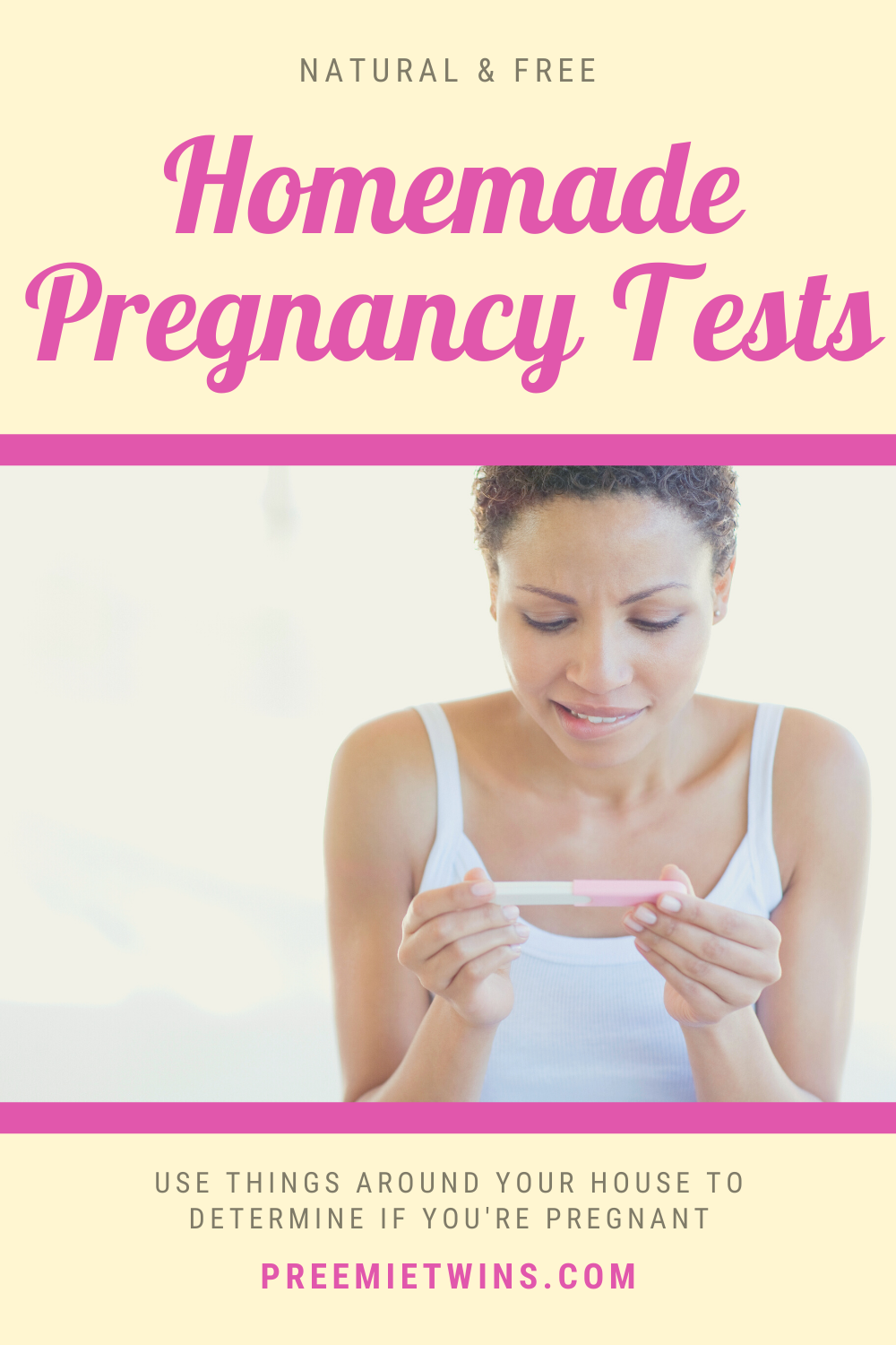 DIY Pregnancy Tests