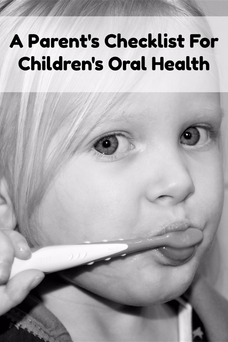 A Parent's Checklist For Children's Oral Health