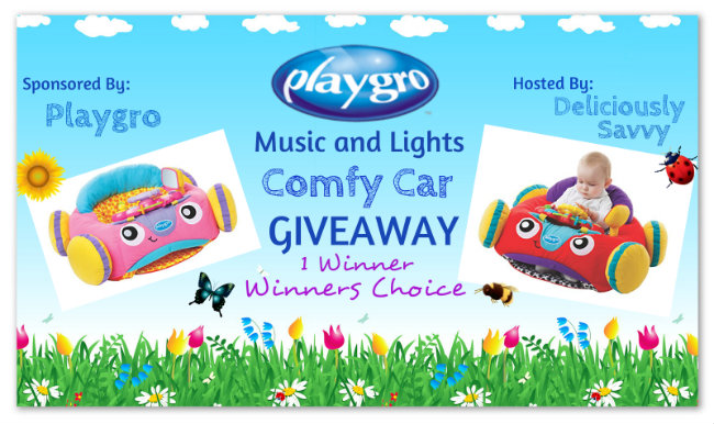 Playgro Music and Lights Comfy Car Giveaway