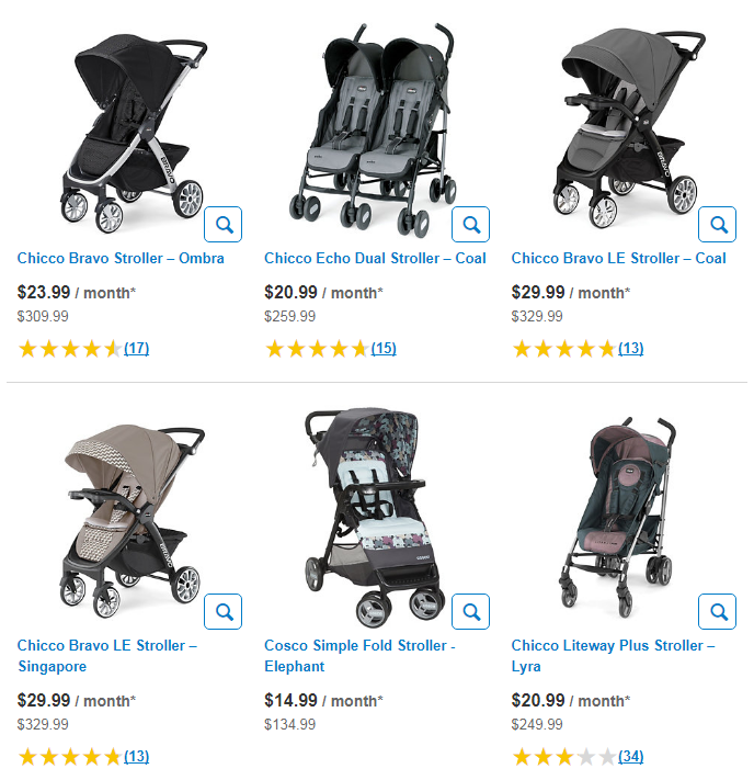 Buy Strollers Now, Pay Later