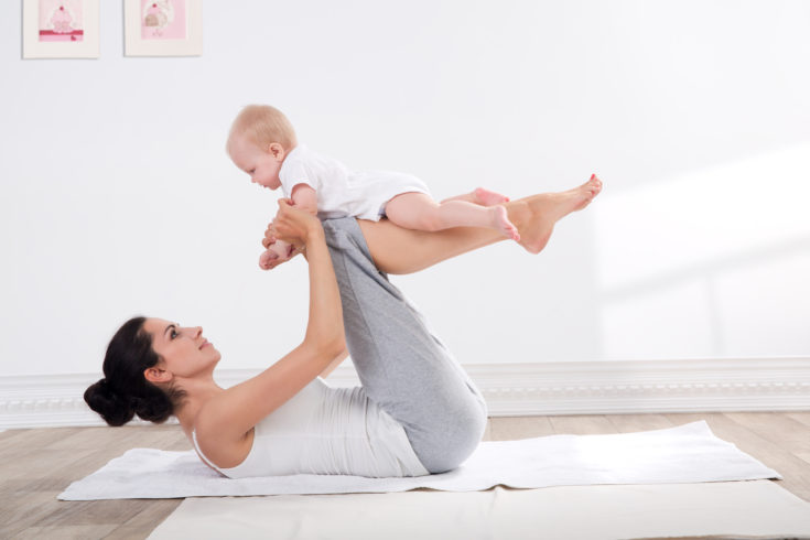 exercise with baby