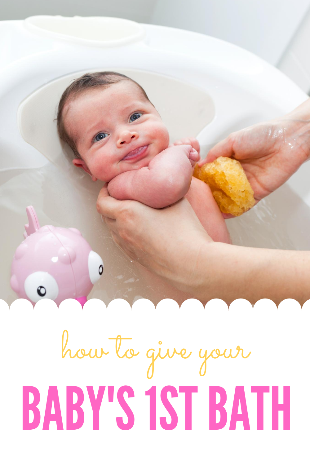 How to Give Your Baby’s First Bath